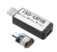 Agwuoetr USB 2.0 Isolator with USB-C Adapter ADUM3165 Supports 120W Charging Ground Loop Noise