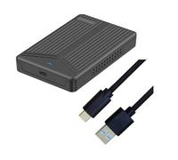 Agwuoetr USB 3.1 Mobile Hard Disk Box 2.5 Inch SATA Hard Disk Box SSD Enclosure Support 15mm Hard Drive for Computer Notebook