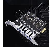 Agwuoetr USB 3.2 and Type C PCI-E Expansion Card PCIE to USB Controller 6Port + 2Port USB-C 3.2 PCI-E Card Adapter