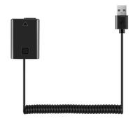Agwuoetr USB Charging Cable NP-FW50 Dummy Battery Spring Wire for A7 A7R A7S A7M A7II A7S2 A7M2 A7R2 A6500 A6300 DC Coupler