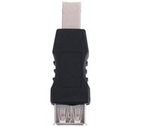 Agwuoetr USB printer adapter type A female - type B male black silver tone