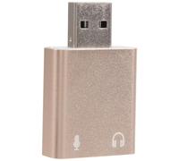 Agwuoetr Usb Sound Card 7.1 External Usb To Jack 3.5Mm Headphone Adapter Stereo Audio Mic Sound Card For Pc Computer Laptop