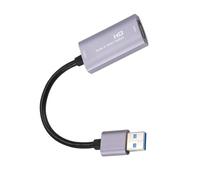 Agwuoetr Video Capture Card USB 3.0 HD Audio Capture Card 4K 60FPS Game Real-Time Streaming Video Recorder Capture Device