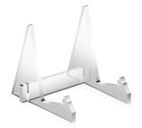 Agwuoetr Vinyl Record Storage Holder Acrylic Record Display Stand Portable Book Display Stand