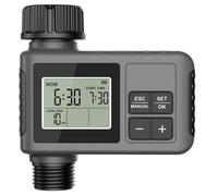 Agwuoetr Water Timer Irrigation System Garden Watering Sprinkler 1 Outlet Intelligent Timing Valves Controller Rain UK Plug