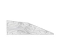 Agwuoetr Window Seal for Portable Air Conditioner 400cm Flexible Cloth Sealing Panel Window Seal with Zipper and Quick Adhesive White