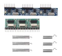 Agwuoetr Wireless RX480E-4WQB 433Mhz Module Transmitter and Receiver 3 Sets 4 Channel Output Link Kit for Remote Control