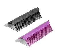 Agwuoetr Women DIY Combs Replacement Fit Hair Straightening Flat Iron, Professional or Home Use Compact Hair Tool,Black+