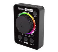 Agwuoetr X5 Live Broadcast Sound Card Set Live Sound Card Professional Live Broadcast Delivery Black ABS Convenient Desktop Live Broadcast