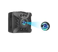 Agwuoetr X5 Mini Camera 1080P 200W HD Night Vision Indoor Wifi Camera Black Support TF Card Storage
