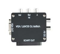 Agwuoetr YUV to RGBS YPBPR to SCART YPBPR to VGA Component Converter Game Console, RGBS to Color Difference Accessories Component
