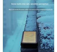 Agwuoetr Zigbee Rain Sensor with Gateway Wireless Outdoor Rain Detection Leak Sensor for Smart Home Linkage Control