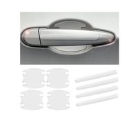 AGXJA 8 Pcs Car Door Handle Protector for AUDI A3 Sportback 2008-2024 2025, Clear Anti-Scratch Film, Paint Guard for Recessed Bowls, Invisible Auto Exterior Stickers