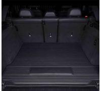 AGYF Car Boot Mats for BYD Sea gull, Tailored Non Slip Car Leather Boot Liner Mats -With Raised Edges Rear Trunk Protector Mat, Durable Foldable Easy to Clean,A Black