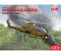 Ah-1g Cobra (Early Production) US Attack Helicopter (100% New Molds) 1:32 Kit