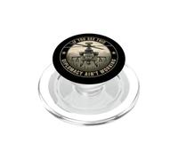AH-64 Apache Helicopter Diplomacy Military Aviation Joke PopSockets PopGrip for MagSafe
