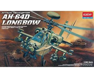 AH-64D Longbow Helicopter 1:48 Plastic Model Kit ACADEMY