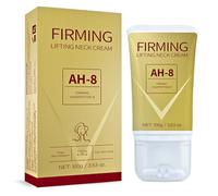 AH-8 Firming Neck Cream, Neck Firming Cream with Double Massage Roller, Tighten and Lift Neck Cream for Sagging Skin, Double Chin Reducer, Fade Fine Lines & Anti-Wrinkle, Moisturizing