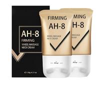 Ah-8 Firming Neck Cream, Tighten And Lift Neck Cream, Neck Firming Creams Contain Hexapeptide, With Double Roller Massage, Reduce Wrinkles Fine Lines, Keeps The Neck Soft And Smoothly (240G)