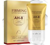AH-8 Firming Neck Cream with Hexapeptide for Tightening, Lifting, and Reducing the Appearance of Wrinkles, Fine Lines, and Double Chin - Contains Double Roller for Firming and Lifting Skin