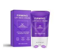 AH-8 Firming Neck Cream with Rollers - Collagen Cream for Skin Tightening, Neck and Cleavage Serum, Anti Aging NeckFirming Cream with Roller, Firming Cream for Loose Skin,All Skin Types