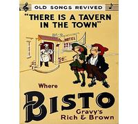 Ah Bisto - Retro Vintage Metal Sign, 2 Sizes (A5, 15 x 20cm)