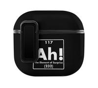 Ah Elements of Surprise Hard Shell Case Skin Accessories Cover with Secure Lock Clip Compatible with AirPods 4