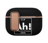 Ah Elements of Surprise Hard Shell Case Skin Accessories Cover with Secure Lock Clip Compatible with AirPods Pro 2