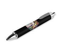 Ah Men Funny LGBT Gay Jesus Rainbow Christian Ballpoint Pens Retractable Blue Ink Ball Point Pen Smooth Writing Work Pen 1 PCS