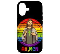 Ah Men Gay Pride Rainbow Flag LGBTQ Stuff Jesus Christian Case for iPhone 17