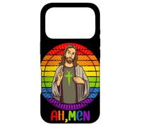 Ah Men Gay Pride Rainbow Flag LGBTQ Stuff Jesus Christian Case for iPhone 17 Pro