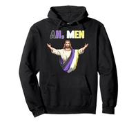 Ah Men LGBTQ Nonbinary Jesus Ah Men LGBTQ Pullover Hoodie