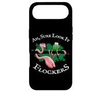 Ah Sure Look It Flockers Irish Flamingo St Pattys Day Quote Case for iPhone Air