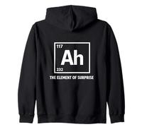 Ah The Element of Surprise Chemistry Science Humor Zip Hoodie