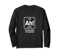 Ah! The Element of Surprise Chemistry Science Long Sleeve T-Shirt