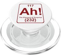 Ah! The Element of Surprise Funny Chemistry Periodic Table PopSockets PopGrip for MagSafe