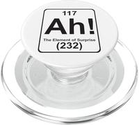 Ah! The Element of Surprise Funny Chemistry Periodic Table PopSockets PopGrip for MagSafe