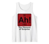 Ah! The Element of Surprise Funny Chemistry Periodic Table Tank Top