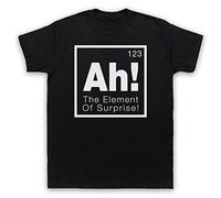 Ah! The Element of Surprise Periodic Table of Elements Parody Mens T-Shirt