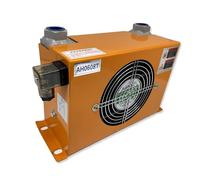 AH0608T-CA Hydraulic Air Cooler 60L/min Oil Cooled Radiator Heat Exchanger Fan Widely Application(12V)