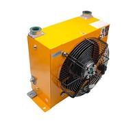 AH1012T-CA 100L/MIN Hydraulic Air Cooler Air-Cooled Radiator Oil Radiator AF Series Plate-Fin Hydraulic Aluminum Large Heat Dissipation Area(AC 110)