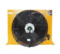 AH1417T-CA 150L/min Air Cooler Radiator, Sheet CNC Machine, Hydraulic Oil Reduction High Temperature Oil Fan Efficient Shock Absorption(DC24V)