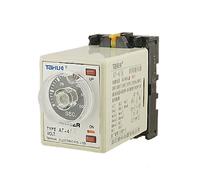 AH2-N 220V AC 0-60 Seconds Power On Up Time Delay Timer w Relay Socket