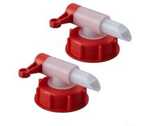 AH23/51(DIN51) & AH23/61(DIN61) Pouring Tap Spout For DIN51 And DIN61 Standard Threads, For Transferring And Dosing Without Glucking, Drum Faucet Adapter, Jerrycan Pouring Valve Spout(2PCS DN61)