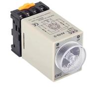 AH3-2 Time relay 12V/24V/36V/110V220V/380V Delay Timer Time Relay 8Pin with base 30S 60S 3 metres 6M 10M(3M,220V)