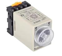 AH3-2 Time relay 12V/24V/36V/110V220V/380V Delay Timer Time Relay 8Pin with base 3S 6S 10S 30S 60S 3M 6M 10M 30M 60M(30S,36V)
