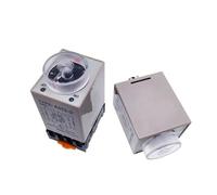 AH3-2 Time Relay AC Universal Thick Stitch Power-on Delay Timer AH3-3 0.1S-60m With Base AC220V 1Pcs(AH3-2 0-30Minutes)