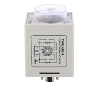 AH3-2 Time Relay Mini Delay Controller Timer Power On Delay AC 220V for Automatic Control System 3.15x1.57x1.97inch(60S)