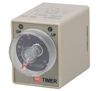 AH3-3 Power on Delay Timer Time Switch Delay Timer Relay With 8pin Socket 12 24V 110V 220V 380V Adjustable time 1~60S 3~60M