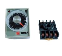 AH3-3 Time Relay DC24V Delay Timer Time Relay 8Pin With Base 6S 10S 30S 60S 1Pcs(3M)
